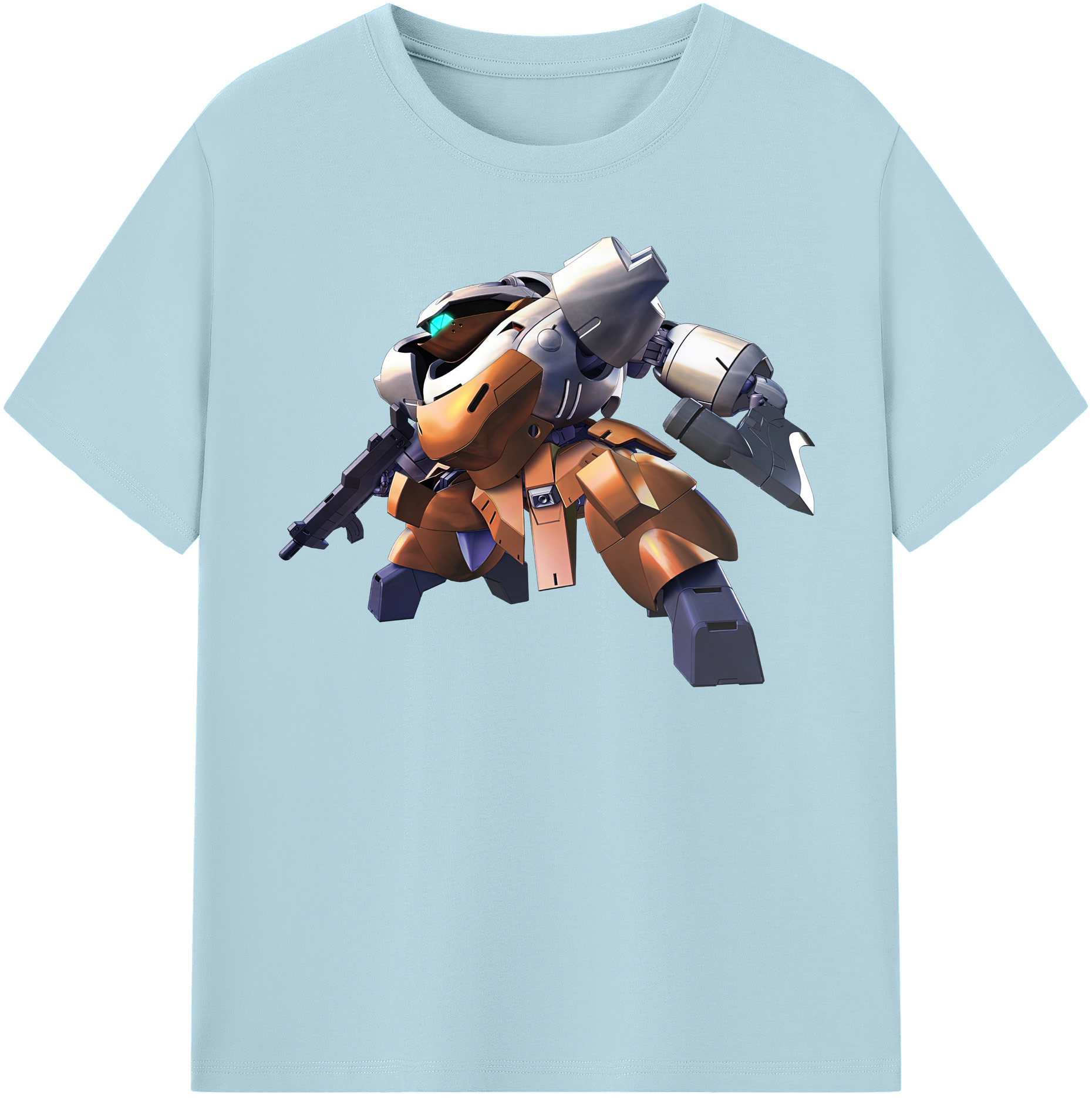 （画像用） 機動戦士ガンダム Mobile Suit Gundam 綿100％半袖Tシャツ（フロントプリント）
